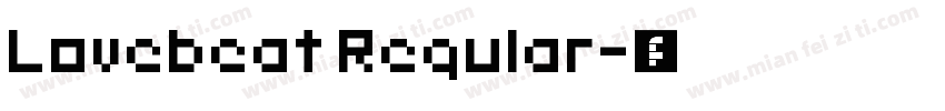 Lovebeat Regular字体转换